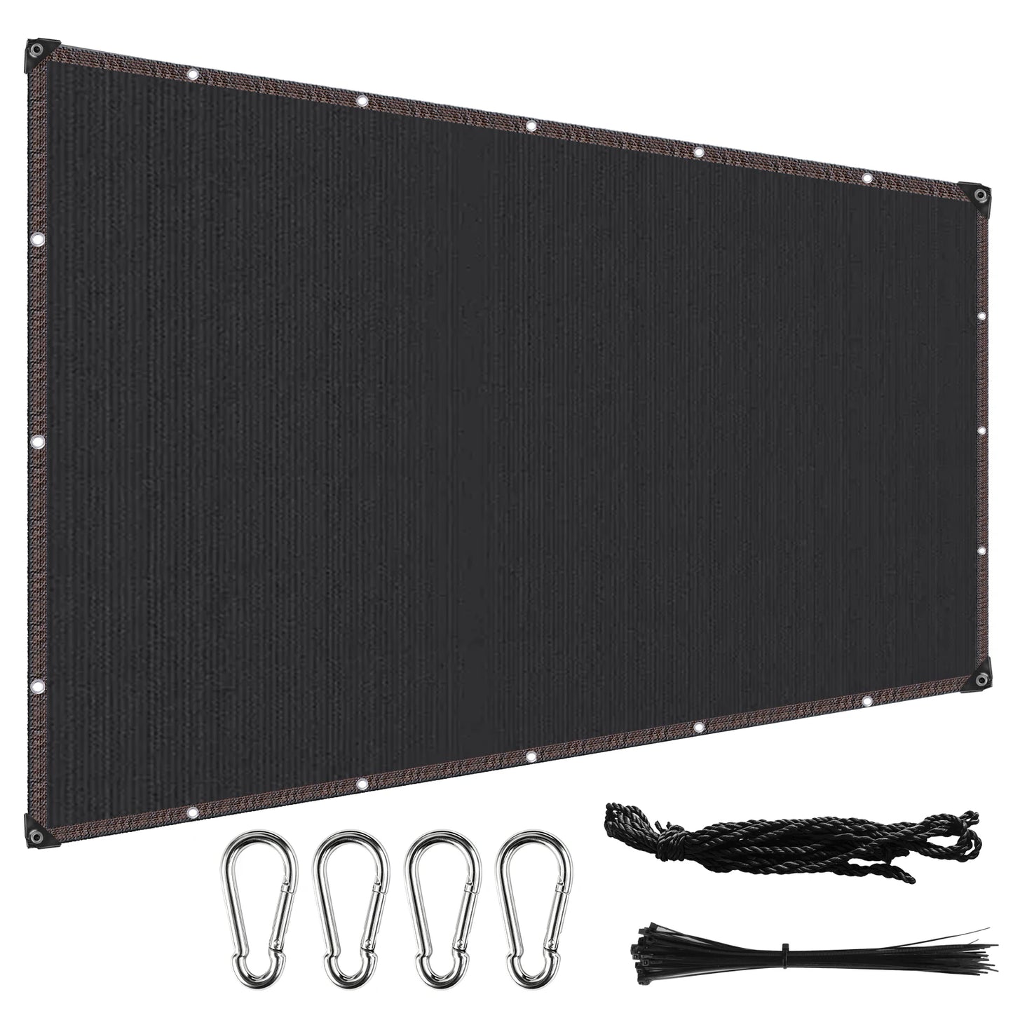 Outdoor Sun Shade Net with Grommets | UV Mesh Tarp Cover