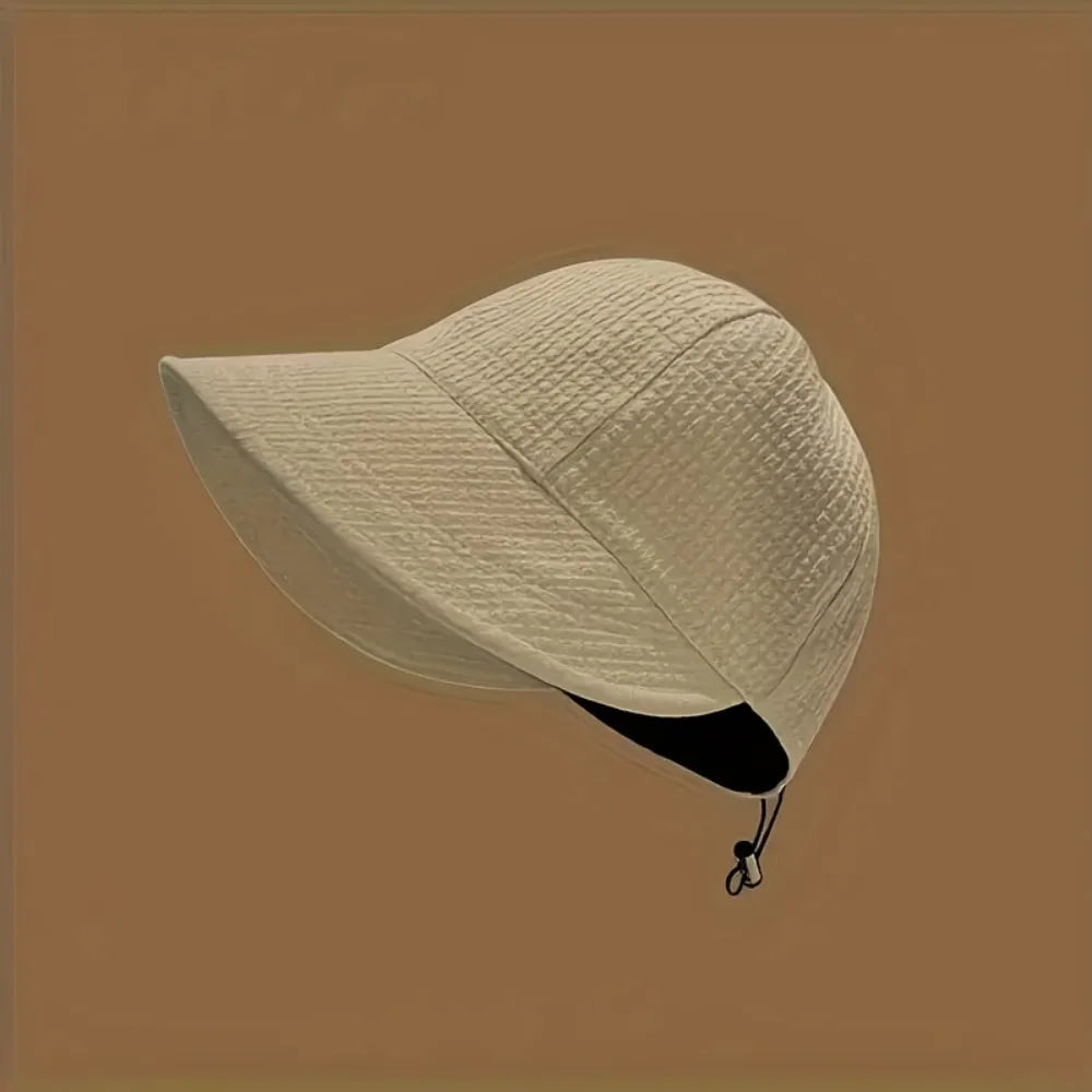 Women's Waffle Drawstring Baseball Cap | Sun Hat for Beach