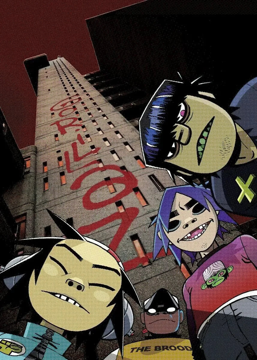 Gorillaz Canvas Wall Art Poster | Hip Hop Music Fan Decor