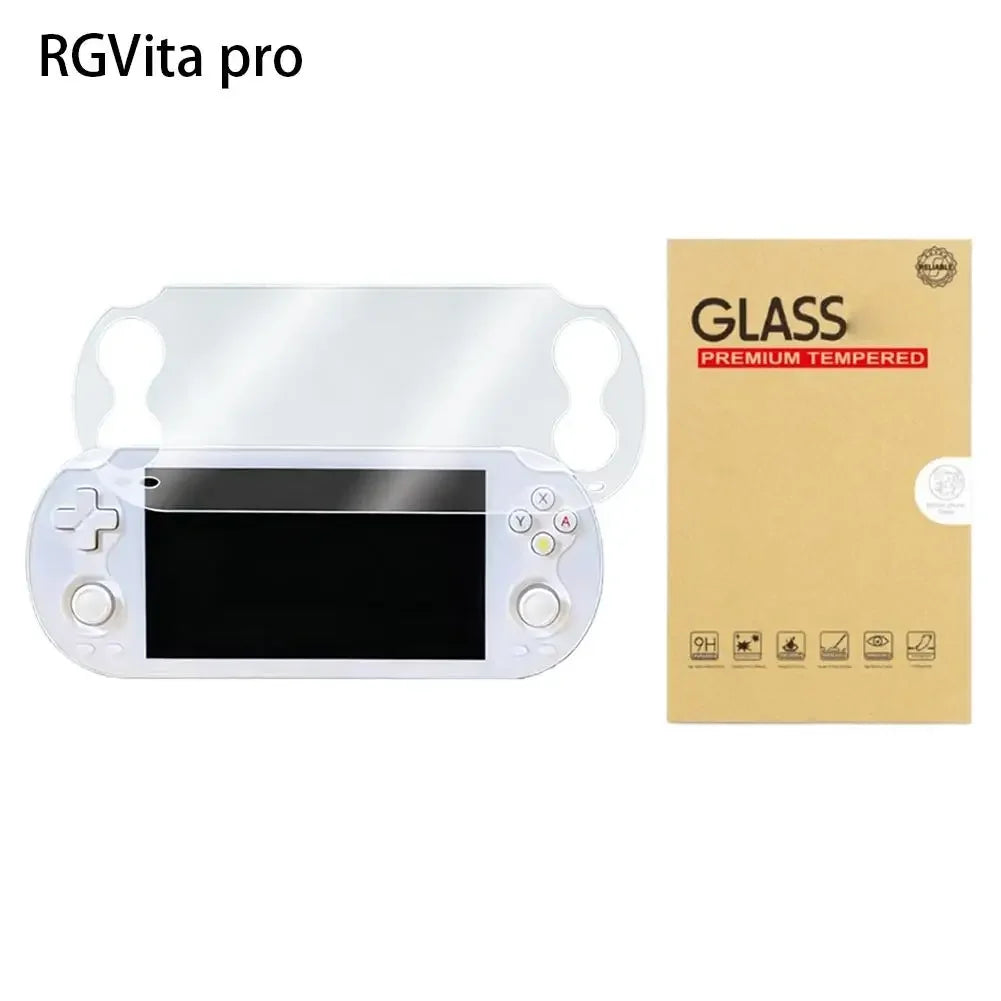 Screen Protector for Anbernic RG Vita Pro Game Console, HD Full Coverage Soft Film, Anti-Scratch Ultra Clear Screen Cover Peaceful Pleasures Health and Wellness for RGVita Pro