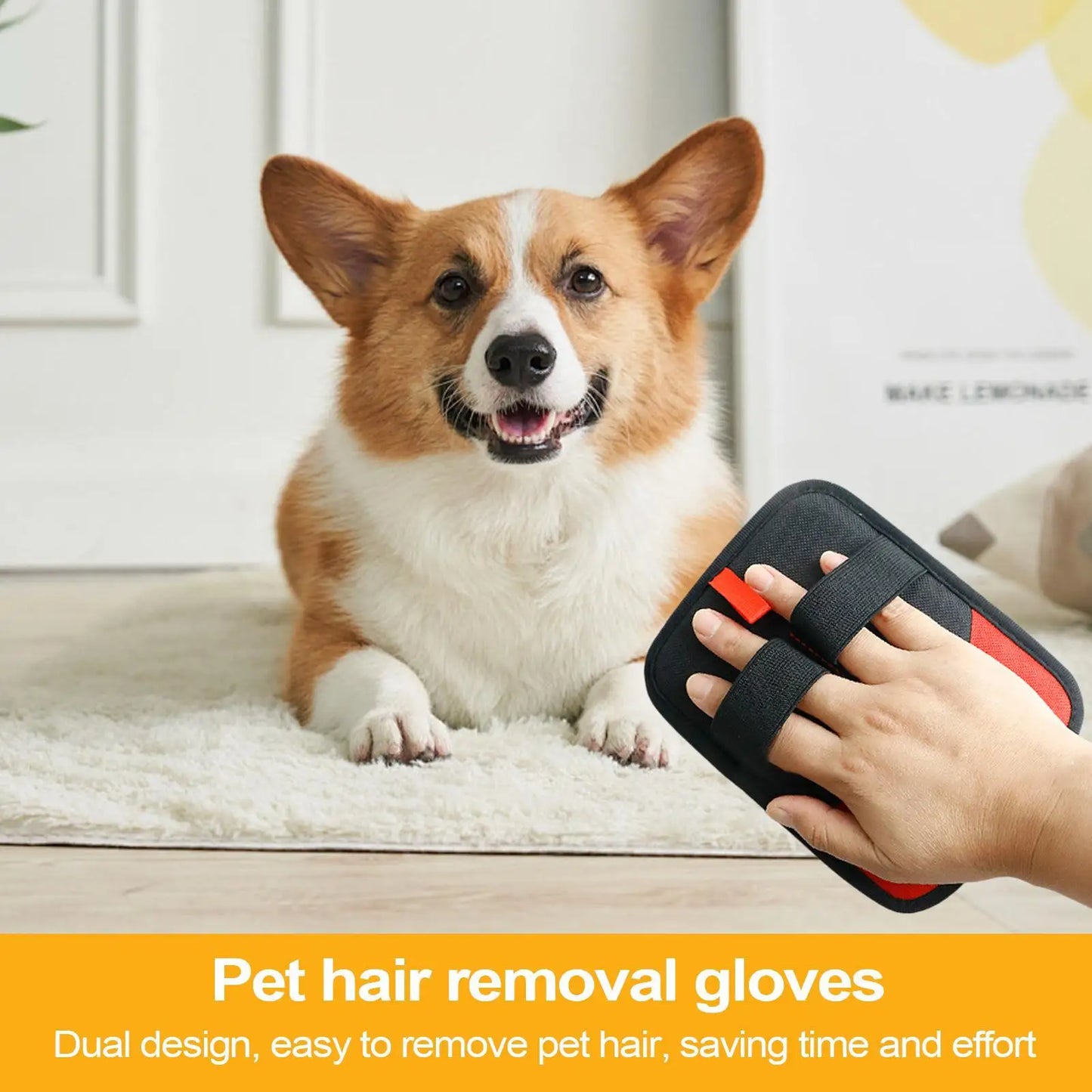 Reusable Pet Hair Removal Glove | Electrostatic Deep Clean