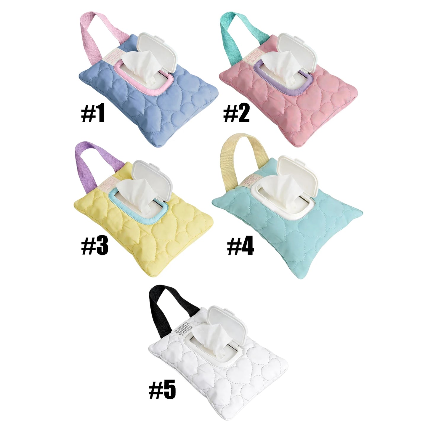 Car Tissue Box Holder Waterproof Hanging Baby Wipe Pouch for Stroller Headrest Portable Travel Paper Organizer Bag Accessory Peaceful Pleasures Health and Wellness
