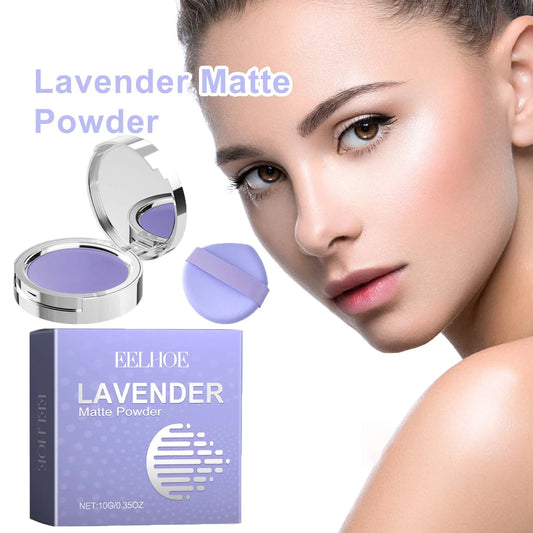 Lavender Matte Setting Powder – Oil Control & Waterproof, 10g