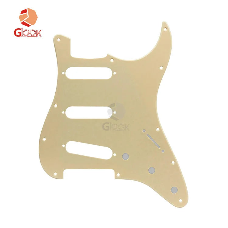 11 Nail Electric Guitar Guard ST SQ Panel Hole Single SSS Meffen