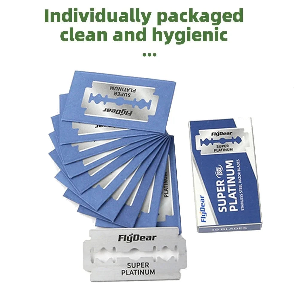 Double Edge Safety Razor Blades – Stainless Steel 10–30 Pack