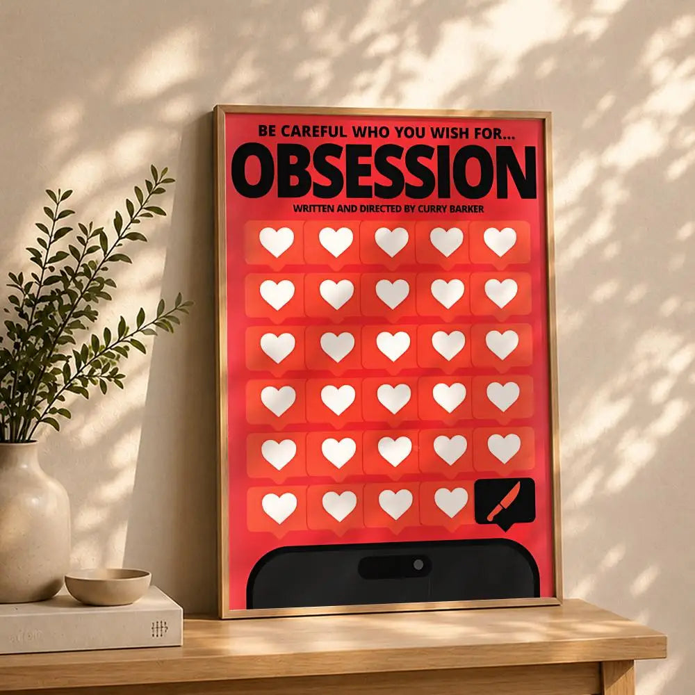 Movie Obsession HD Self-Adhesive Waterproof Wall Art Poster