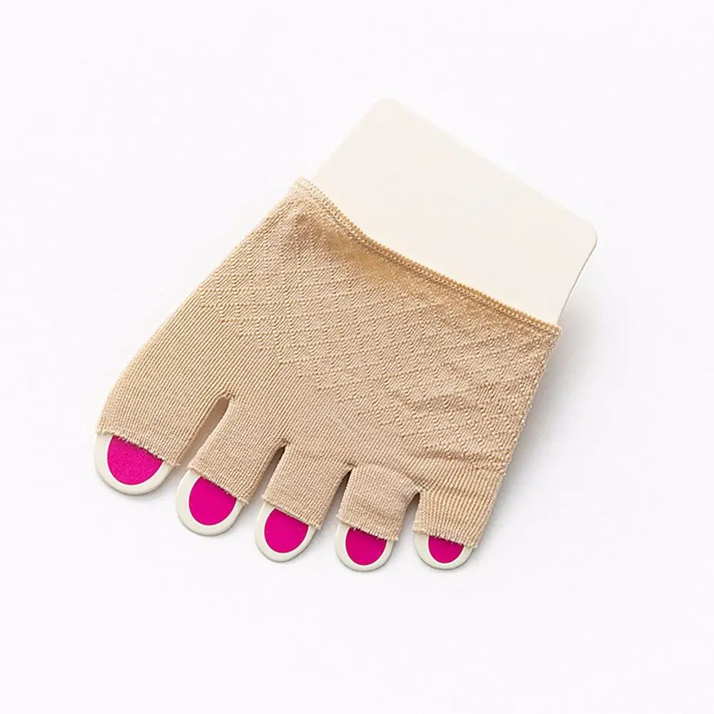 Women's Invisible Non-Slip Open Toe Mesh Cotton Liner Socks