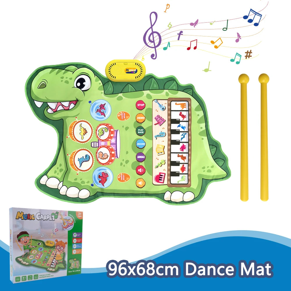 80 Kid Music Piano Mat Toddler Floor Baby Keyboard Dance 8 Animal