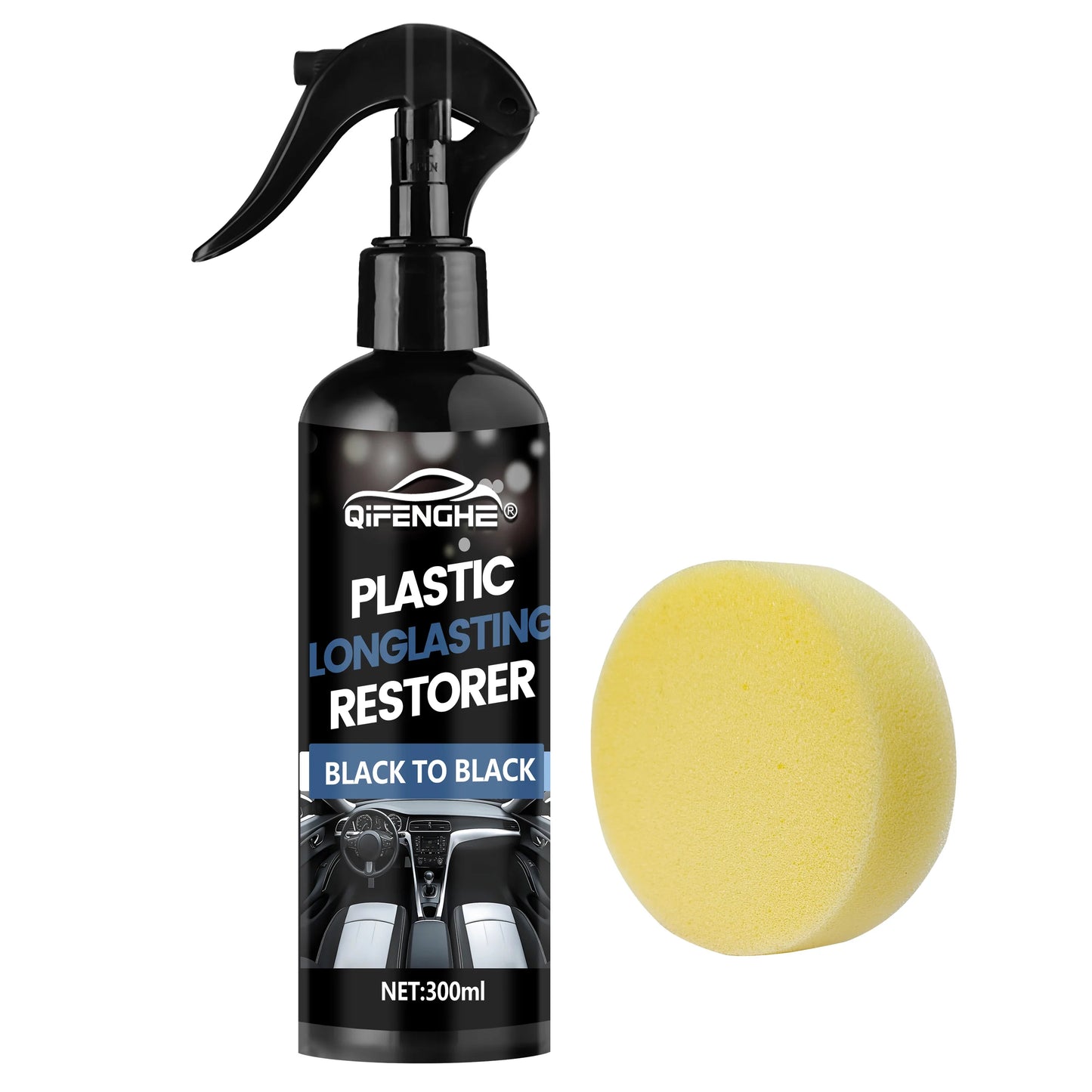 Car Plastic & Tire Restorer – Crystal Coating Dashboard Wax