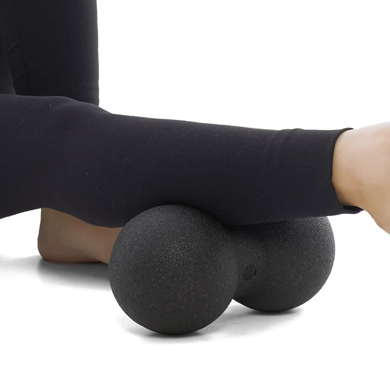 High-Density Peanut Body Massage Ball Yoga Foam Block Fascia Roller for Muscle Relaxation Exercise Fitness Pain Relief Peaceful Pleasures Health and Wellness