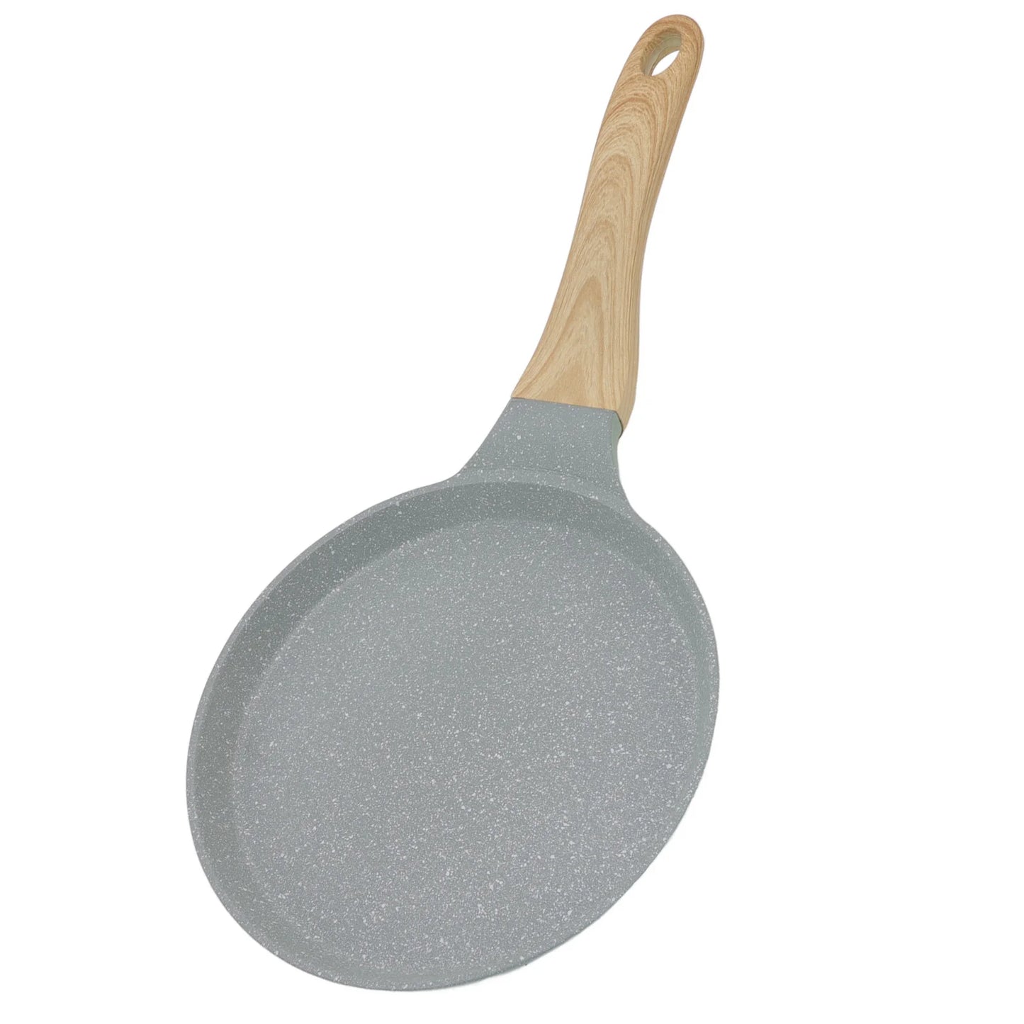 Breakfast Frying Pan Frying Pan Lightweight Aluminum Alloy Easy To Clean with Ergonomic Handle for Kitchen Peaceful Pleasures Health and Wellness