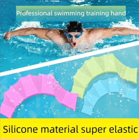 Silicone Swimming Training Paddle for Adults & Kids, Youth Swim Equipment, Free Style Hand Paddle Trainer, Unisex Swimmer Aid Peaceful Pleasures Health and Wellness