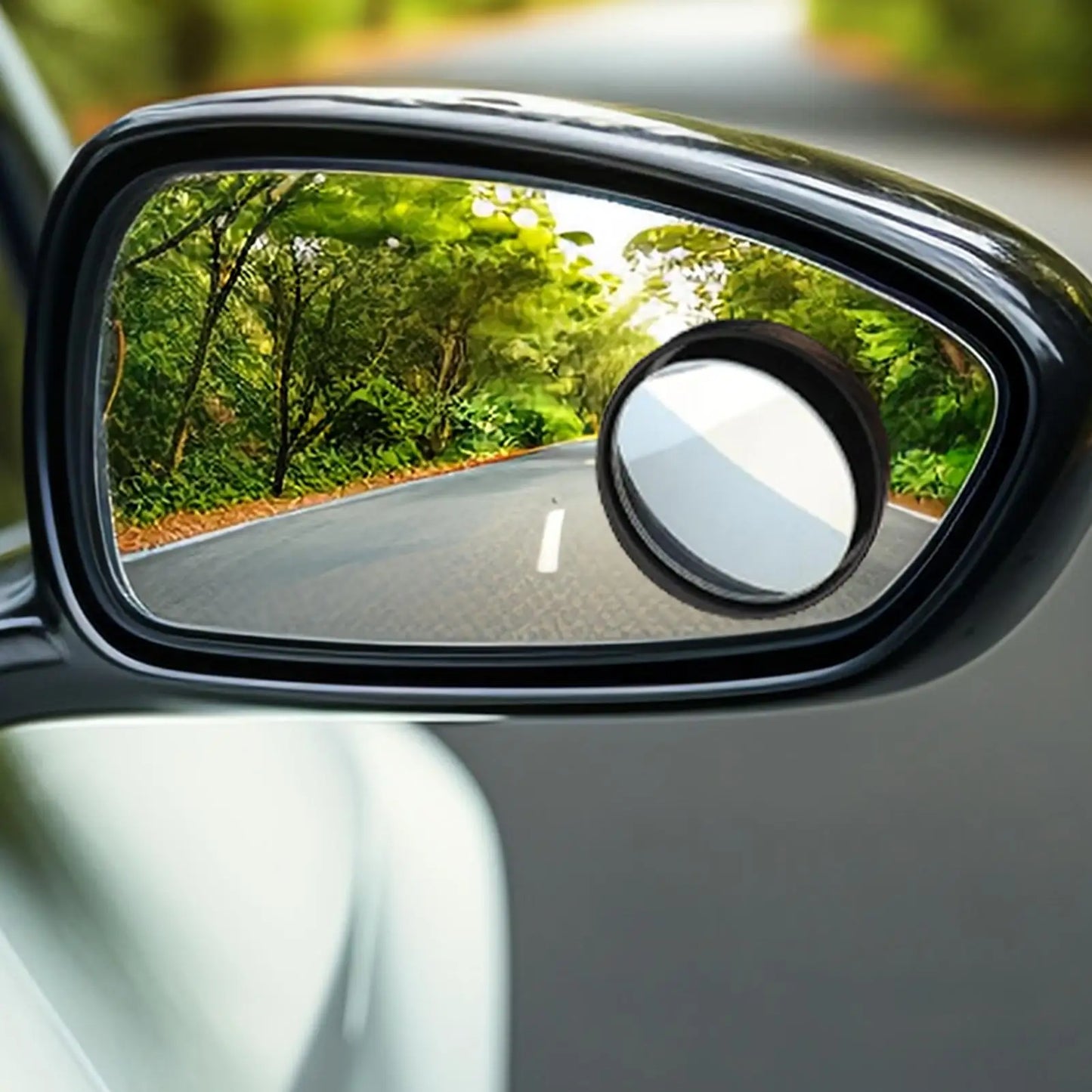 360° Rotatable Car Blind Spot Mirror | 150° Wide Angle Rainproof