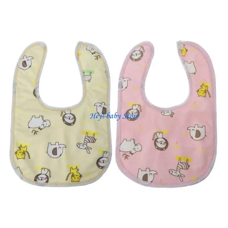 Baby Bandana Drool Bibs | Soft Cartoon Triangle Saliva Towel 1–3Y