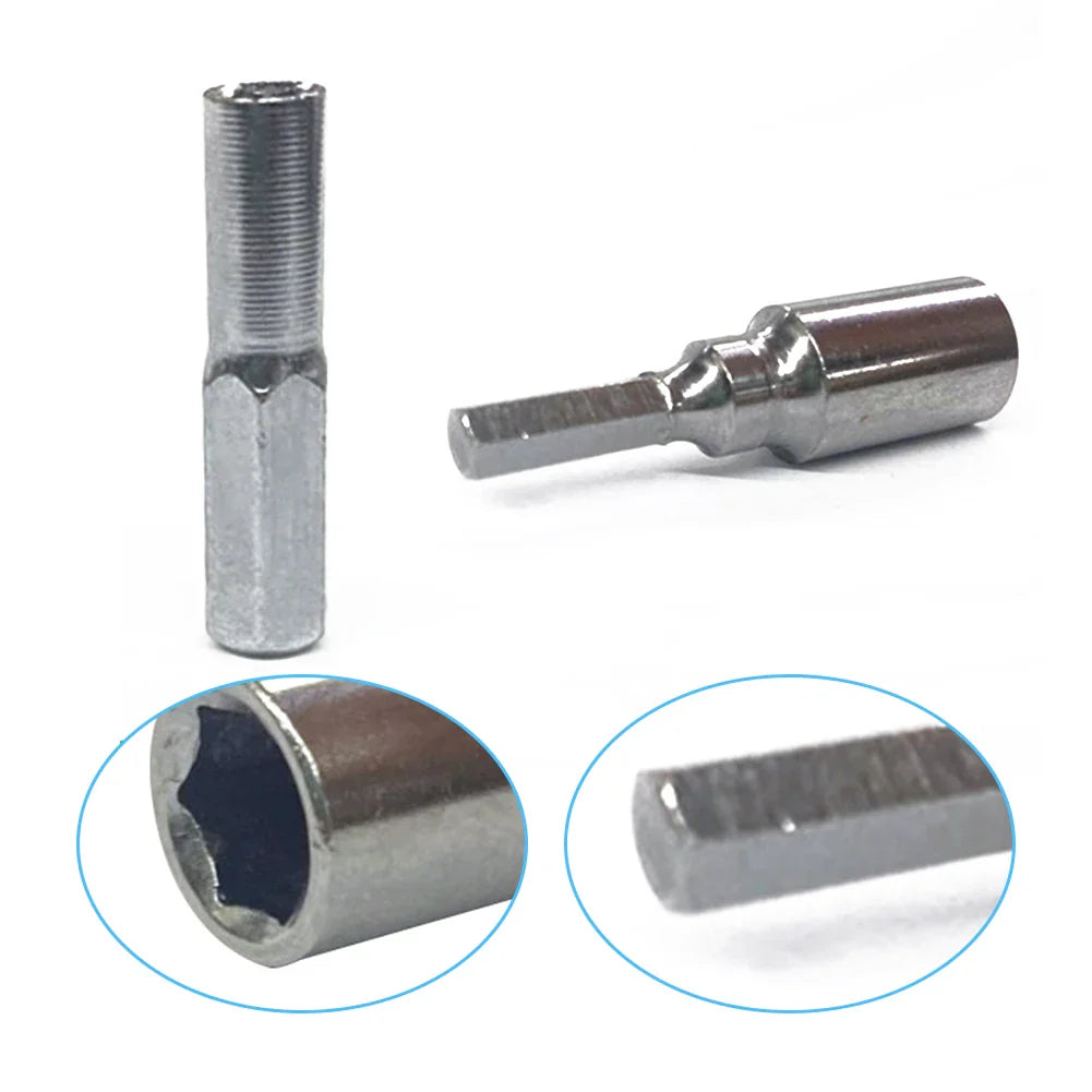 6.35mm & 4mm Magnetic Hex Screwdriver Bit Adapter Socket