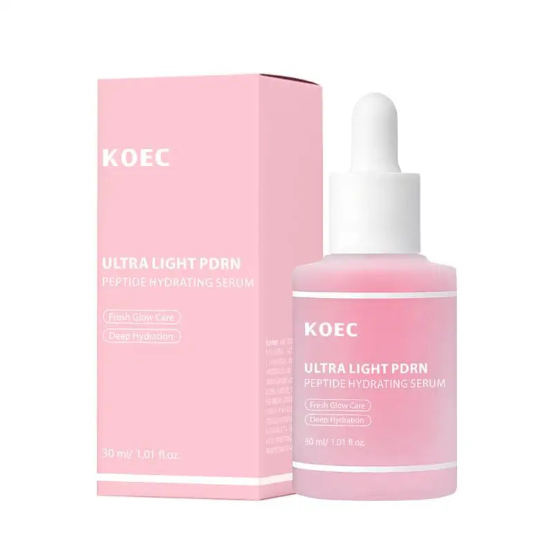 Ultra Light Pdrn Peptide Salmon Serum 30ml Deep Hydrating Pink Facial Essence Improves Dull Dry Skin Moisturizing Face Serum Peaceful Pleasures Health and Wellness 30ml