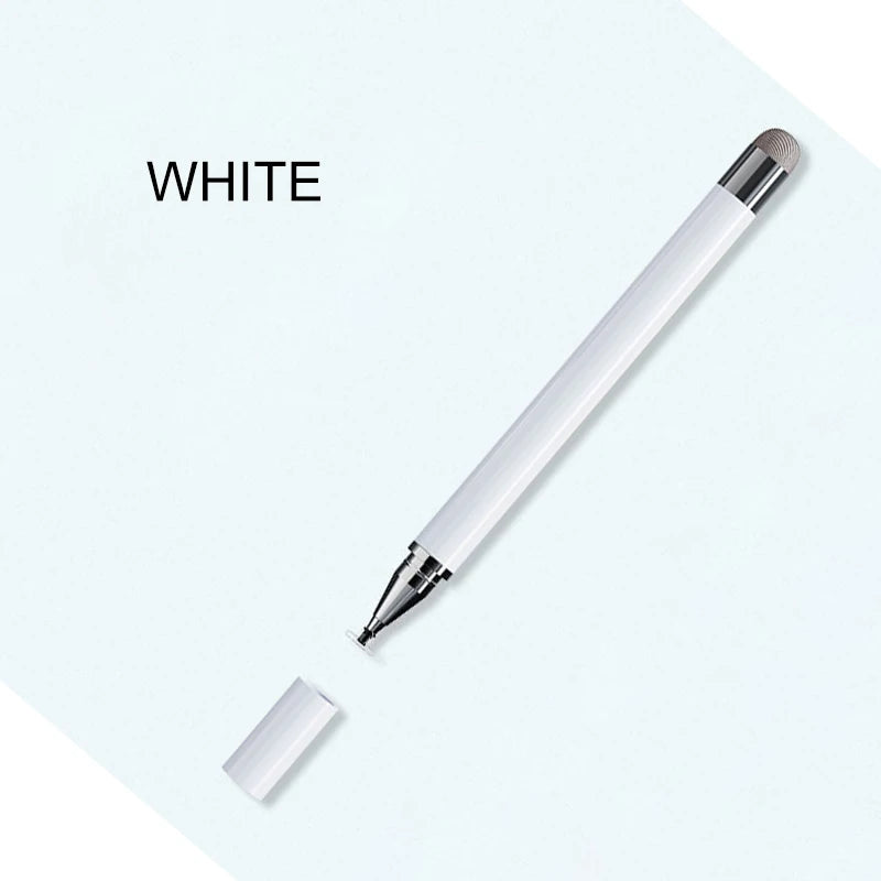 2-in-1 Capacitive Stylus Pen Stylus For Touch Screen Stylus Pens For Android Phone Pen For Mobile Universal Touch pen for tablet Peaceful Pleasures Health and Wellness White for cap