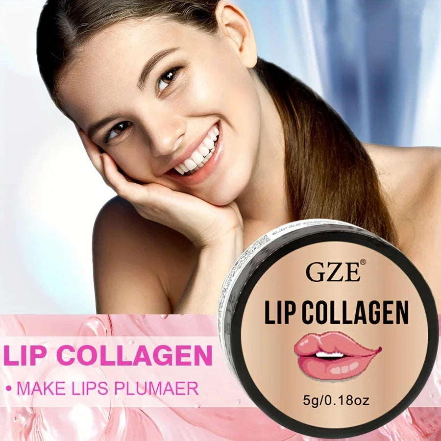GZE Lip Sleeping Mask – Collagen, Coconut & Castor Oil 5g