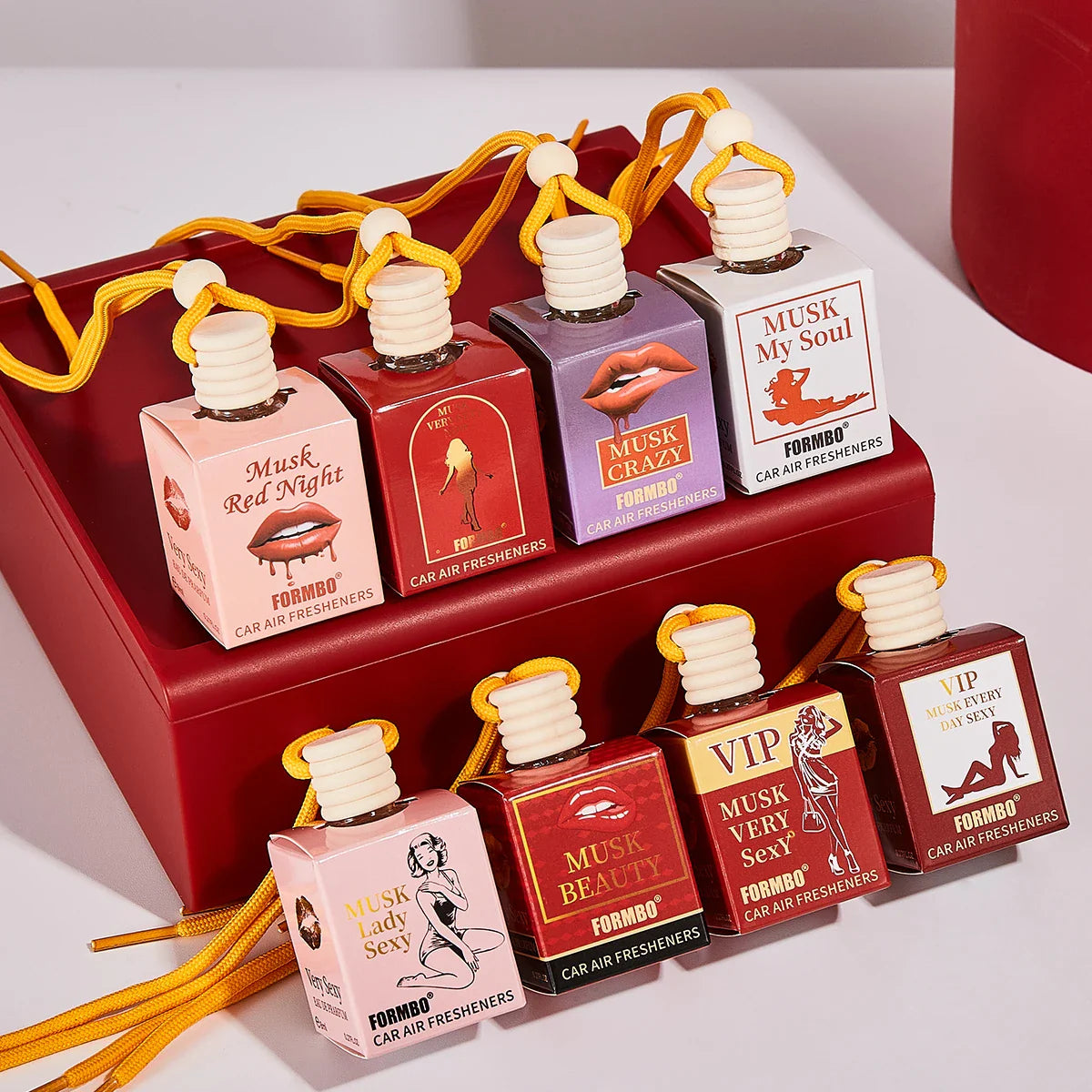 FORMBO Car Air Freshener – Lasting Fragrance & Deodorizer