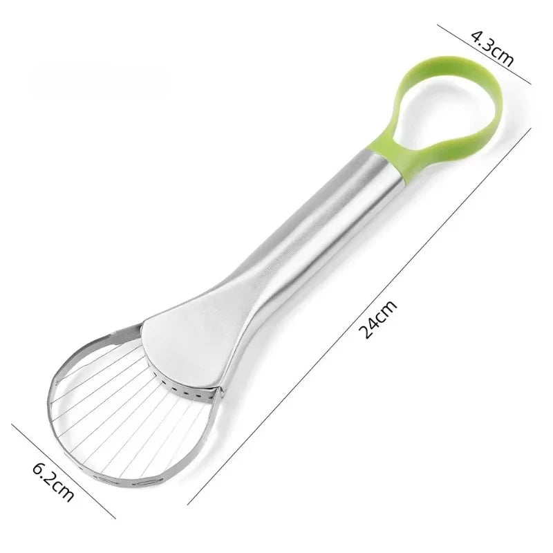 Stainless Steel Avocado Slicer & Corer – Multipurpose Kitchen Tool