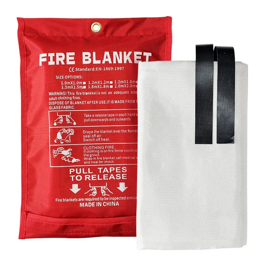 Portable Glass Fiber Fire Blanket – Kitchen & Home Safety Fire Safety Blanket Peaceful Pleasures Health and Wellness