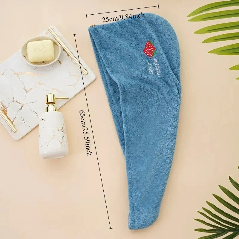Microfiber Hair Towel | Anti-Frizz Rapid Dry Shower Wrap