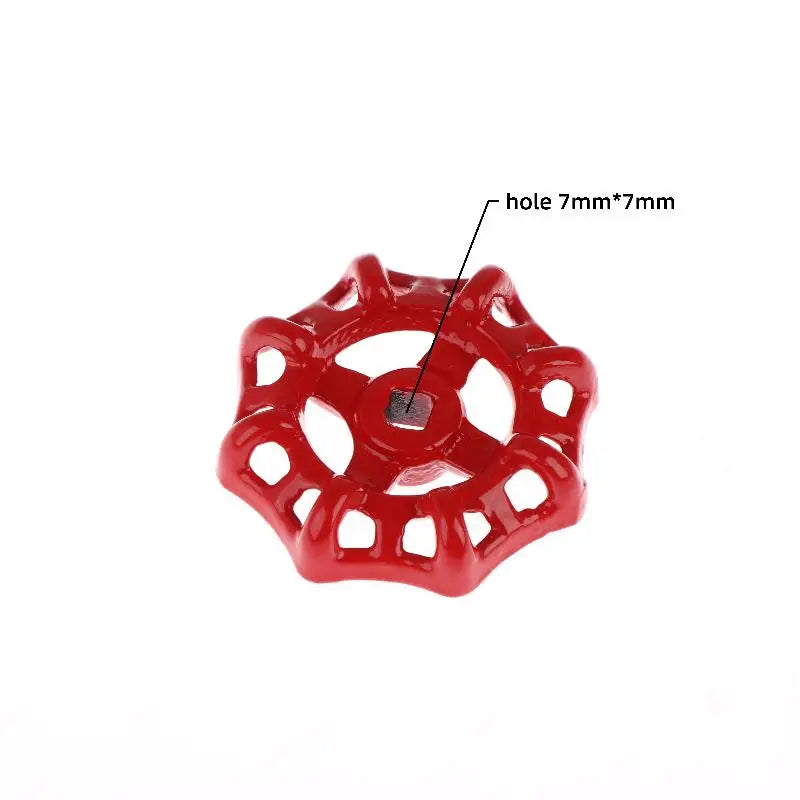 1pc Handle Gate Ball Valve Hand Wheel Shutoff Value Water Pipe Fittings Inner Hole 5/6/7/8/9mm Cast Iron Valve Peaceful Pleasures Health and Wellness 7MM