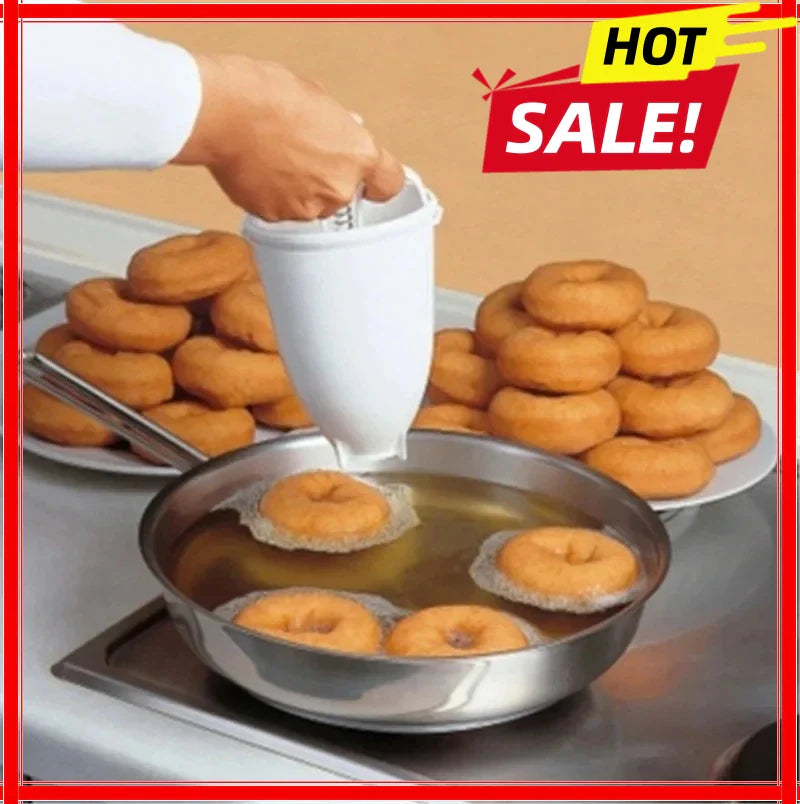 Donut Maker Dispenser – Easy DIY Donut Baking Tool & Mold