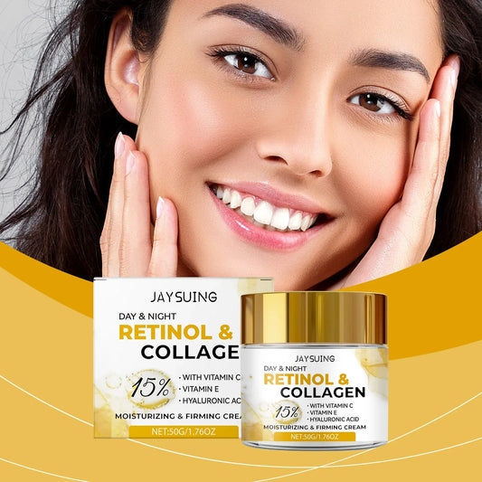 Jaysuing Collagen Facial Cream – Hydrate, Firm & Brighten Skin Facial Moisturizer Cream Oasis Select