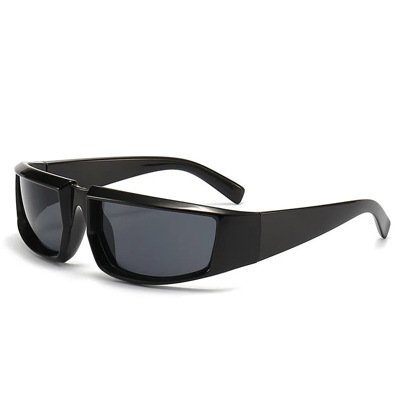 Y2K Cyberpunk Shield Sunglasses | Unisex Retro Futuristic Eyewear
