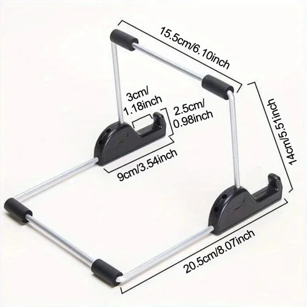 Foldable Aluminum Tablet Stand | Adjustable iPad & Laptop Holder