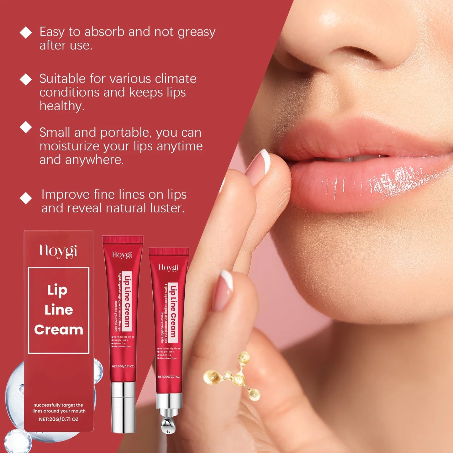 Hoygi Fade Lip Line Cream – Exfoliate, Lighten & Nourish 20g