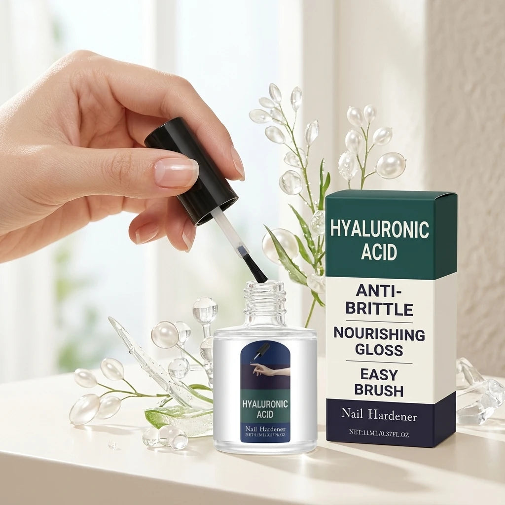 Plant-Based Nail Hardener Repair Nails Gloss Help Enhance Growth Nails Strengthener Protect Hand Foot Thin Nail Treatment Drops Peaceful Pleasures Health and Wellness
