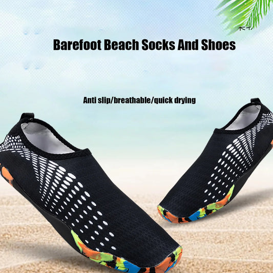 Barefoot Water Shoes Men & Women | Quick-Dry Aqua Socks Aqua Water Shoes Peaceful Pleasures Health and Wellness