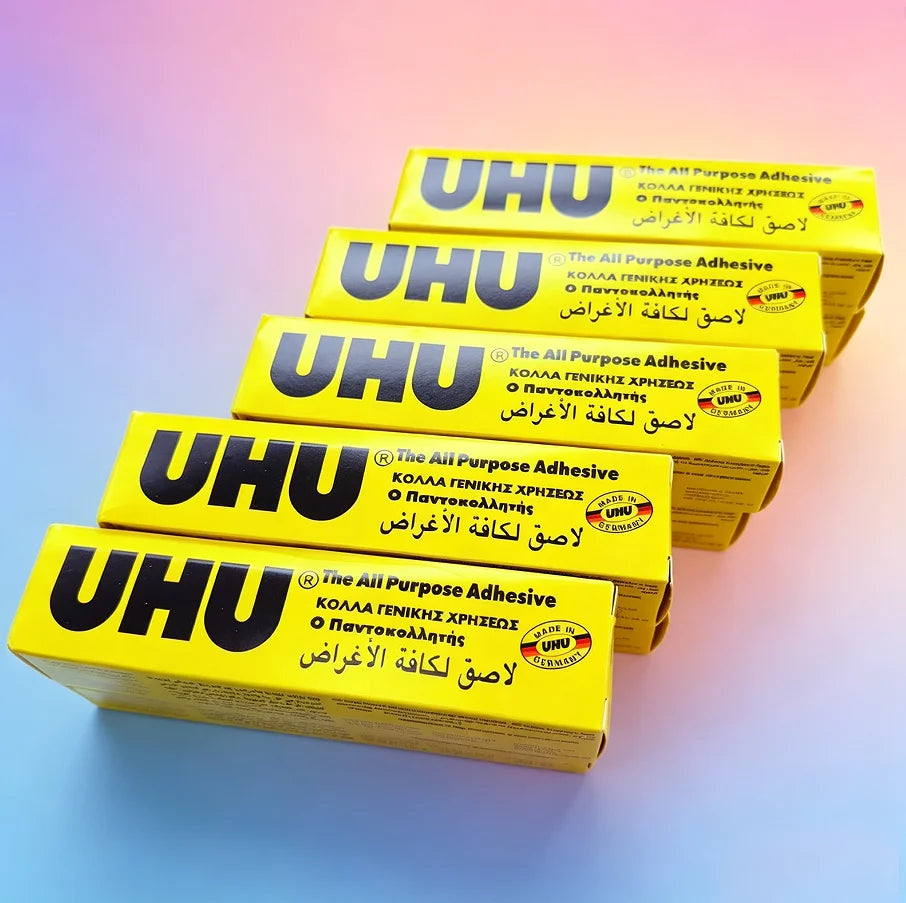 UHU All Purpose Clear Glue 35ml – Fabric, Leather & DIY Adhesive