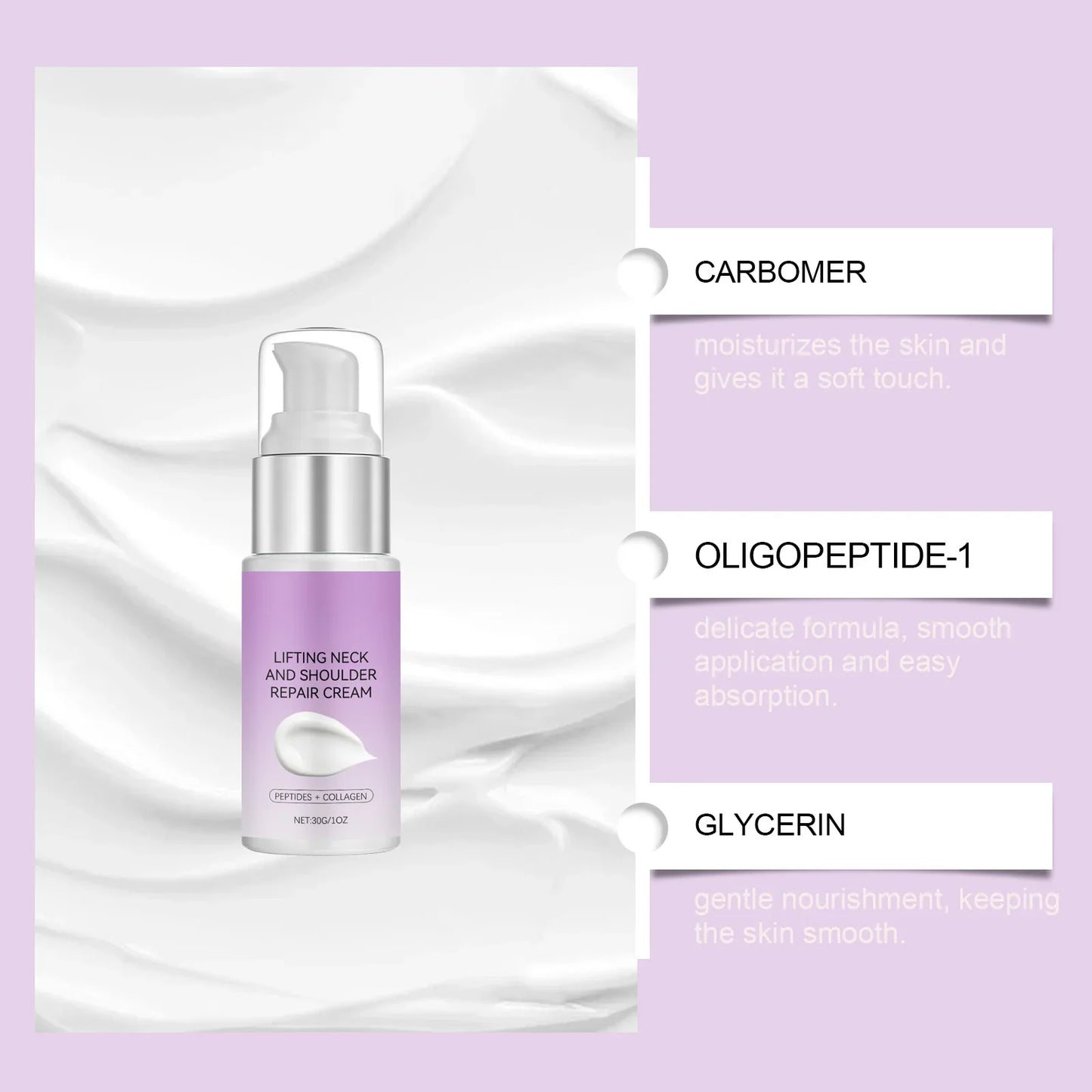 Moisturizing Neck Cream – Lightweight, Hydrating, Non-Greasy