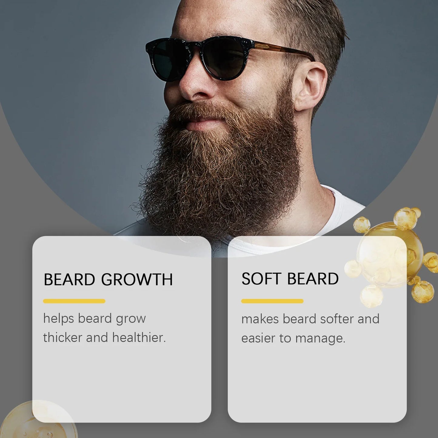 WEST MONTH Beard Thickening Oil & Roller Ball – Men's Care