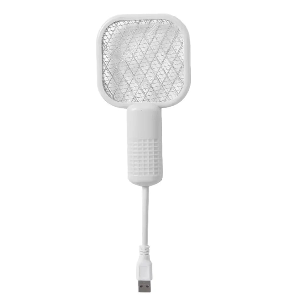 Electric Bug Zapper Racket – UV Light, USB Rechargeable Swatter