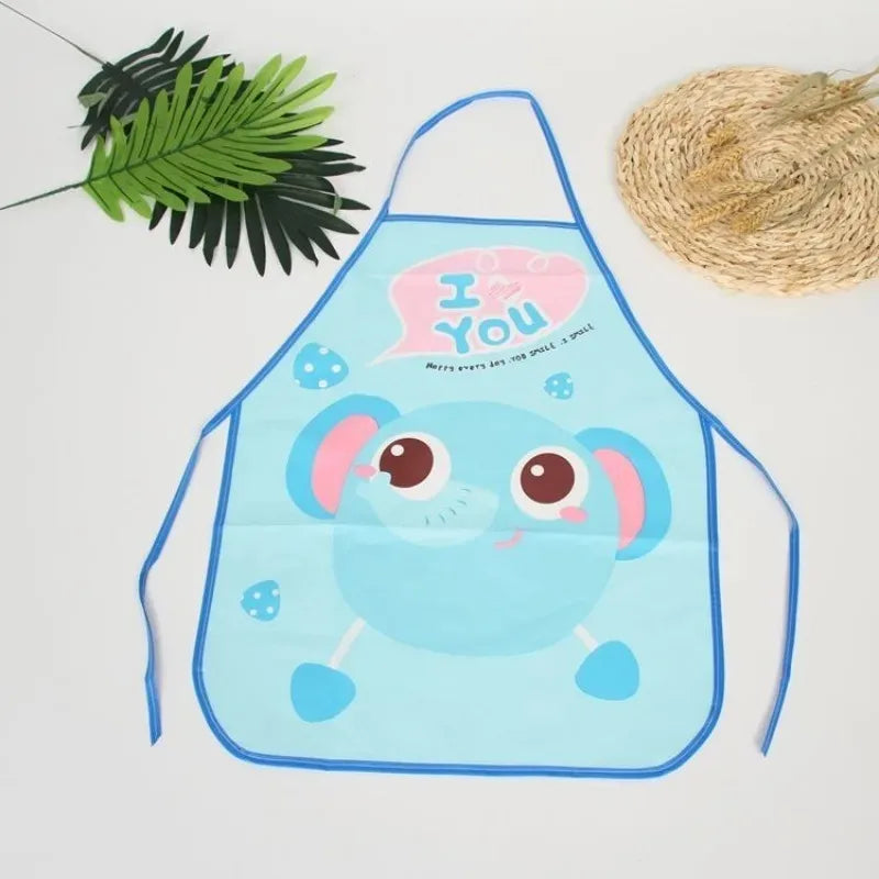 Kids Waterproof Cartoon EVA Apron – Bib for Eating & Crafts
