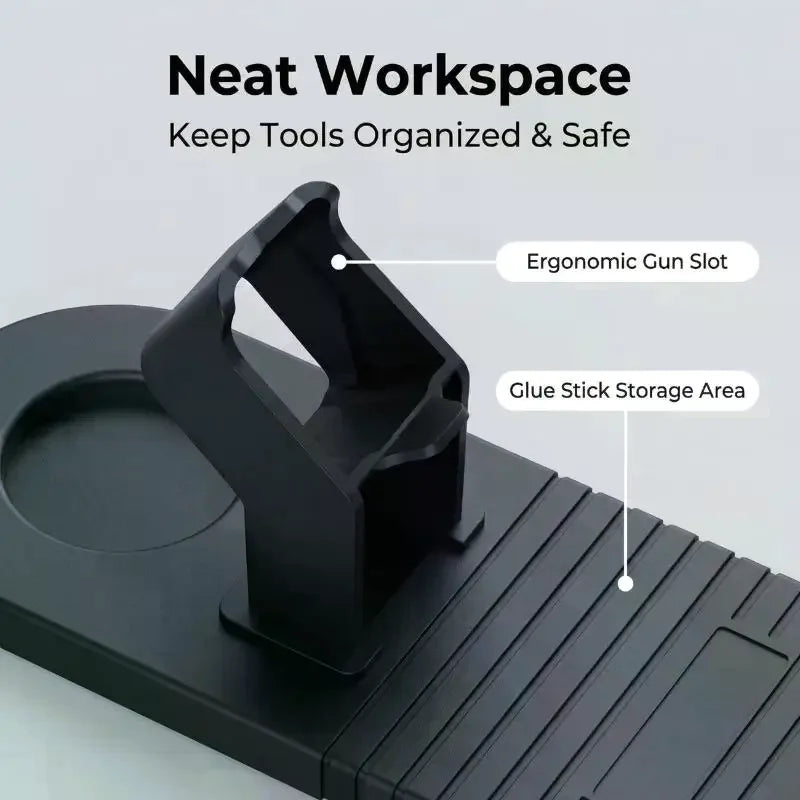 Hot Glue Gun Stand – Non-Slip, Heat-Resistant Holder for DIY
