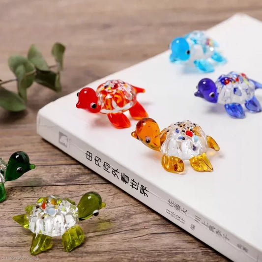 Attractive Miniature Handicraft Long Lasting Miniature Decor Adorable Decorative Wear-resistant Glass Mini Figures Home Decor Peaceful Pleasures Health and Wellness