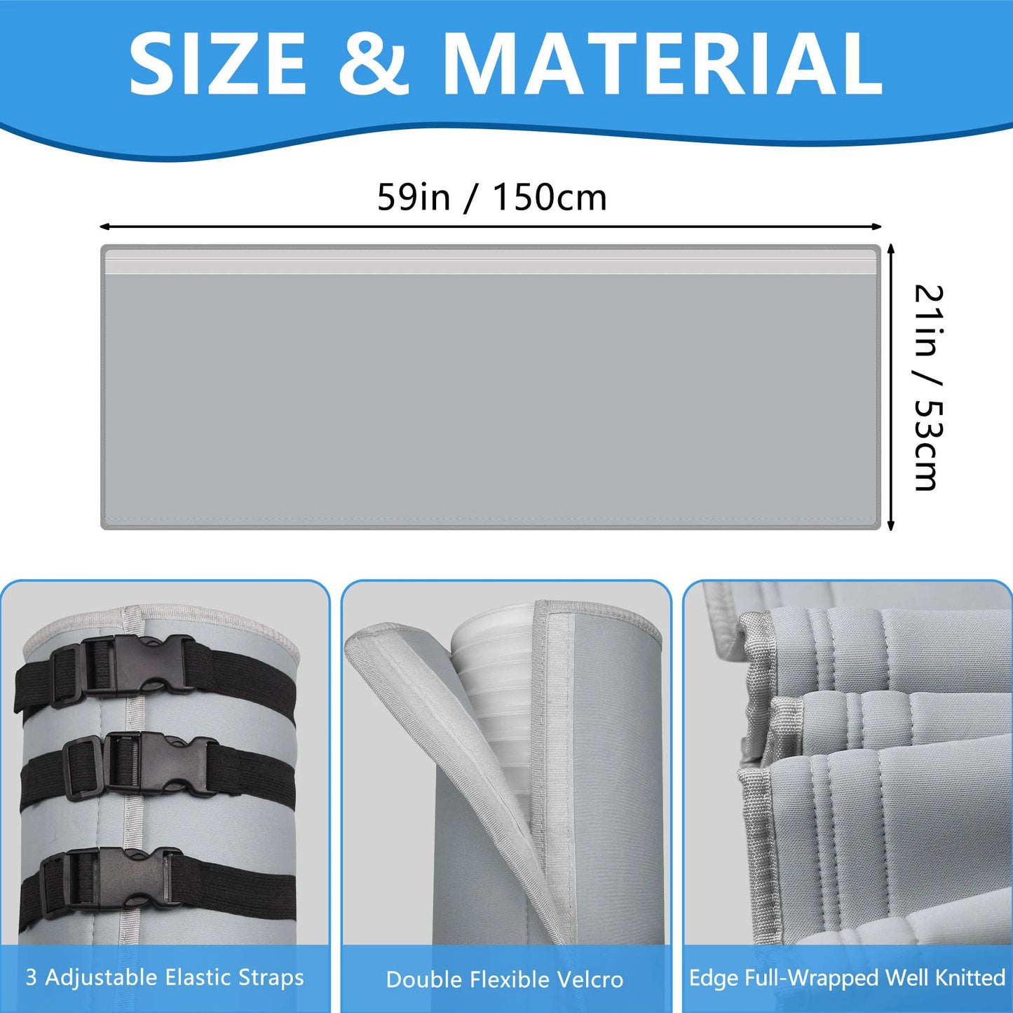 Portable AC Hose Insulation Sleeve | Exhaust Duct Cover Wrap
