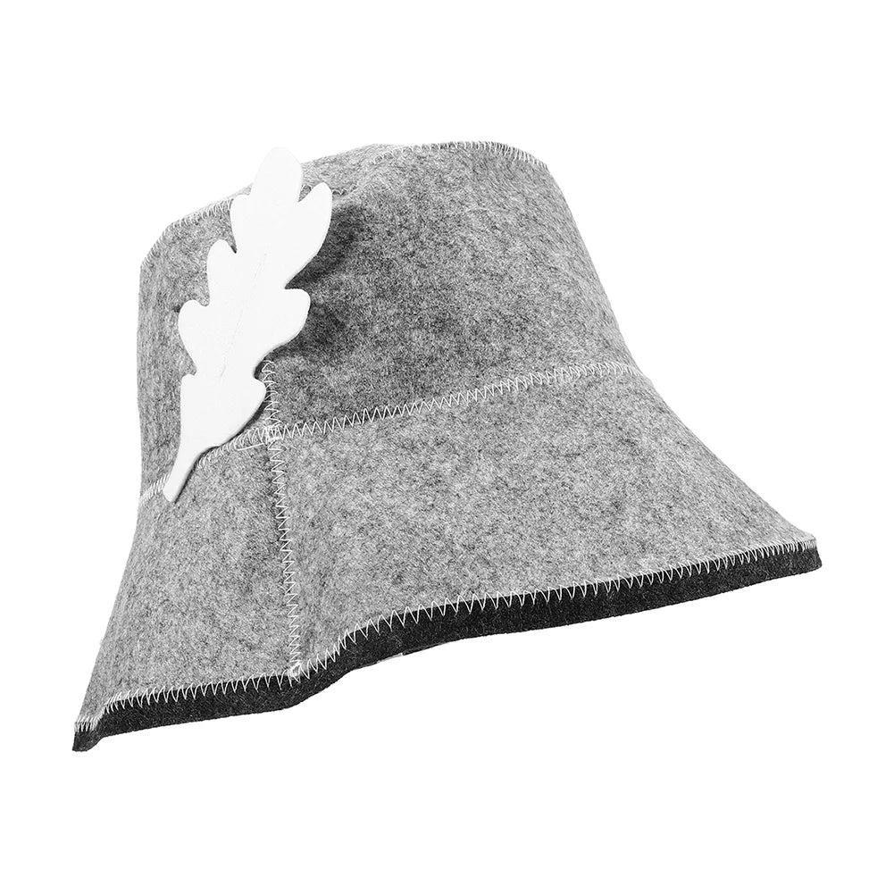 Felt Sauna Cap – Water-Absorbent Bath Hat for Men & Women