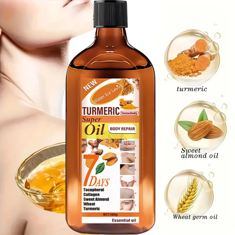 Turmeric Brightening Face Cream – Moisturizing Skin Oil 100g