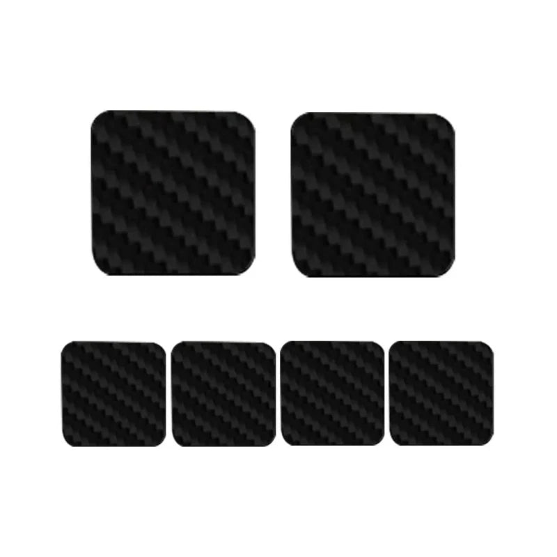 1 Set For Steam Deck Host Button Touchpad Stickers Red Blue Pink Black White Gold Wear-resistant Anti-scratch Protection Sticker Peaceful Pleasures Health and Wellness black