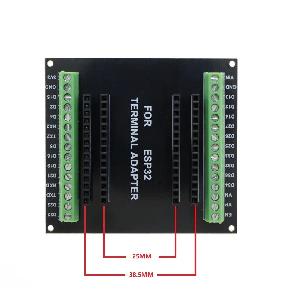 for ESP32 Expansion Board Compatible with ESP32 WiFi Bluetooth Development Board NodeMCU-32S Lua 30Pin GPIO Expansion Board Peaceful Pleasures Health and Wellness
