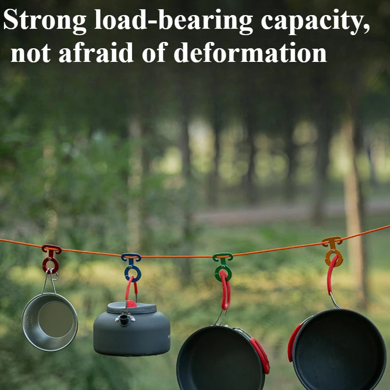 Aluminum Alloy Adjustable Tent Rope Buckles | 2-Pack Cord Lock Tent Rope Buckle Peaceful Pleasures Health and Wellness