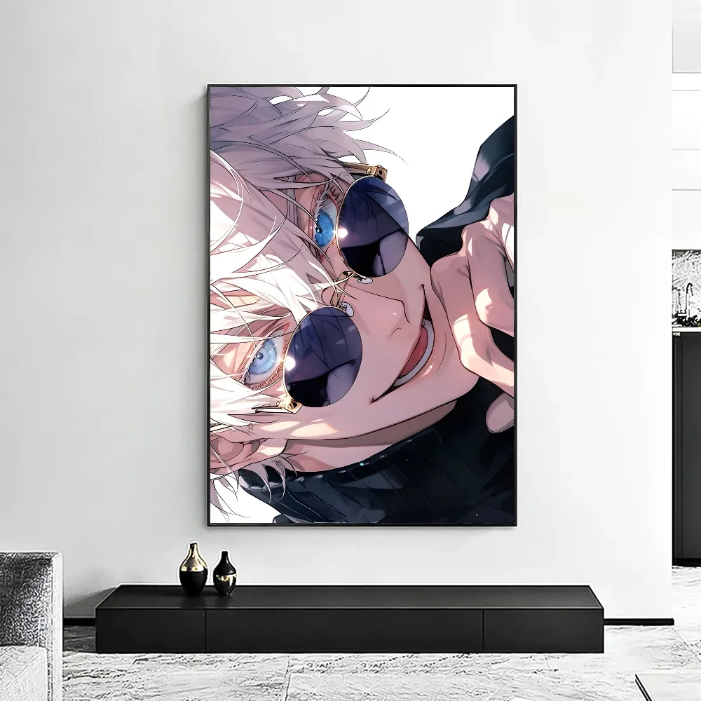Satoru Gojo Canvas Wall Art | Jujutsu Kaisen Anime Poster