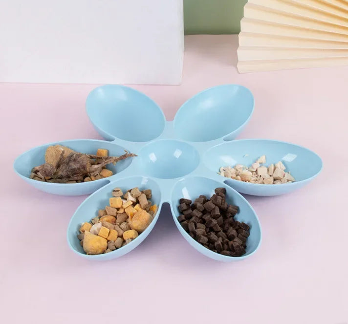 Petal Multi-Cell Cat & Dog Food Bowl | Non-Toxic PP