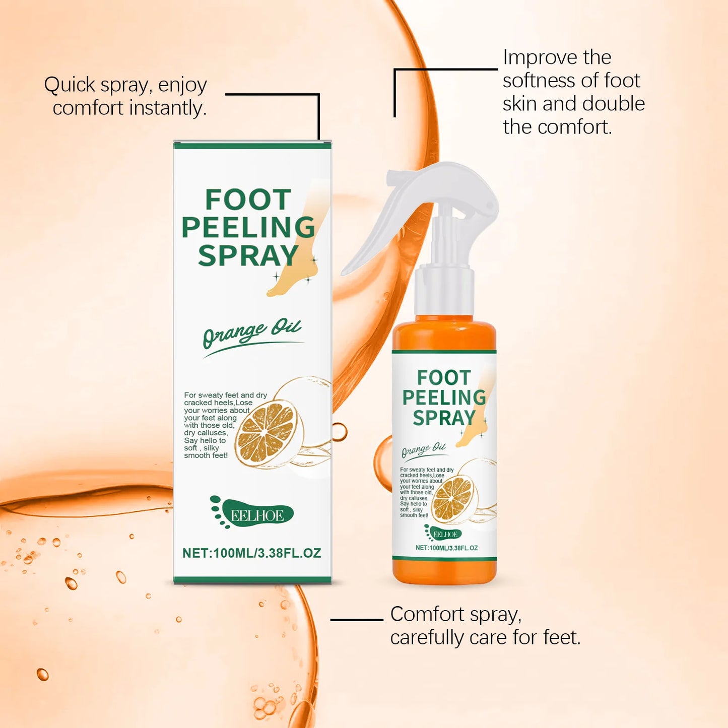Foot Exfoliating Spray | Salicylic Acid & Allantoin 100ml